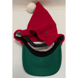 I Believe In Santa Claus Red Hat Green Bill Funny Festive Cap Adjustable Christmas One Size Fits All Adult