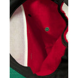 I Believe In Santa Claus Red Hat Green Bill Funny Festive Cap Adjustable Christmas One Size Fits All Adult