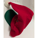 I Believe In Santa Claus Red Hat Green Bill Funny Festive Cap Adjustable Christmas One Size Fits All Adult