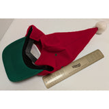 I Believe In Santa Claus Red Hat Green Bill Funny Festive Cap Adjustable Christmas One Size Fits All Adult