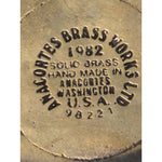 1974 Rocky Mountain Master Mechanics Assn Belt Buckle Anacortes Brass Works Ltd