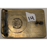 1974 Rocky Mountain Master Mechanics Assn Belt Buckle Anacortes Brass Works Ltd