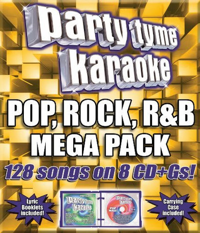 Party Tyme Karaoke - Pop, Rock, R&B Mega Pack (128-song Mega Pack)[8 CD] [Audio