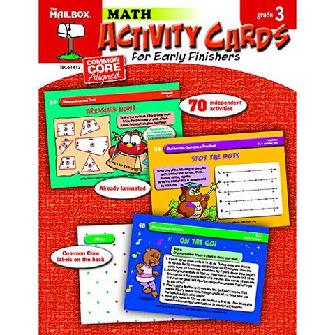 Activity Cards for Early Finishers: Math (Gr. 2)