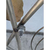 5'X4' MAKE OFFER 2006 Curtis Jere Signed Brass Metal Ginkgo Leaf Branch Wall Art Brutalist Sculpture Botanical MCM