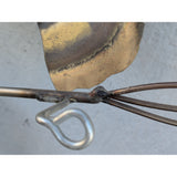 5'X4' MAKE OFFER 2006 Curtis Jere Signed Brass Metal Ginkgo Leaf Branch Wall Art Brutalist Sculpture Botanical MCM