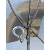 5'X4' MAKE OFFER 2006 Curtis Jere Signed Brass Metal Ginkgo Leaf Branch Wall Art Brutalist Sculpture Botanical MCM