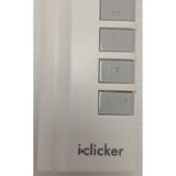 iClicker 6495A RLR13 Remote Control 1st Generation Student Classroom Response Voting Attendance White