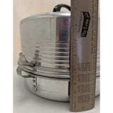 Regal Aluminum Cake Pie Travel Carrier 7" Dome Lid USA Vintage Potluck Storage Party Suitcase