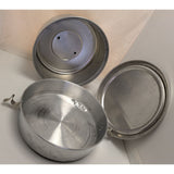 Regal Aluminum Cake Pie Travel Carrier 7" Dome Lid USA Vintage Potluck Storage Party Suitcase