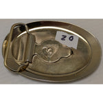 Bulldozer Emblem Metal Belt Buckle Construction Vintage Bull Dozer