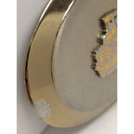 Bulldozer Emblem Metal Belt Buckle Construction Vintage Bull Dozer