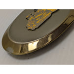 Bulldozer Emblem Metal Belt Buckle Construction Vintage Bull Dozer