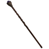36" Merlin Magic Staff Purple Orb Wizard Wand Sorcerer Twisted Vine Fantasy Ebros Halloween Costume