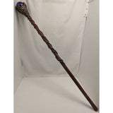 36" Merlin Magic Staff Purple Orb Wizard Wand Sorcerer Twisted Vine Fantasy Ebros Halloween Costume