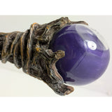 36" Merlin Magic Staff Purple Orb Wizard Wand Sorcerer Twisted Vine Fantasy Ebros Halloween Costume