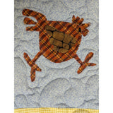 52x72 Chicken Quilt Rooster Hen Blanket Throw Handmade Blocks