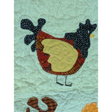 52x72 Chicken Quilt Rooster Hen Blanket Throw Handmade Blocks
