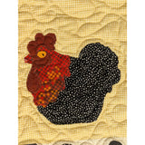 52x72 Chicken Quilt Rooster Hen Blanket Throw Handmade Blocks