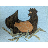 52x72 Chicken Quilt Rooster Hen Blanket Throw Handmade Blocks