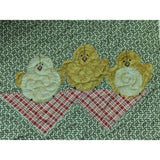 52x72 Chicken Quilt Rooster Hen Blanket Throw Handmade Blocks