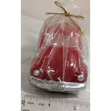 5" Candle Red VW Bug VW100 Car Candle Wax Christmas Decor Holiday Gift Wrapped Beetle Volkswagen