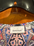 22/24 Avenue Floral Print Tunic Top Boho bling