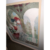 DRAFT MAKE OFFER ARCHITECTURE Alvar Sunol Allegories Of The Arts Framed Lithograph Art