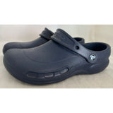 Crocs Dark Solid Blue Size W7 M5 Classic Clog Closed Toe Nice