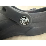 Crocs Dark Solid Blue Size W7 M5 Classic Clog Closed Toe Nice