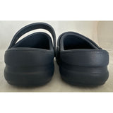 Crocs Dark Solid Blue Size W7 M5 Classic Clog Closed Toe Nice