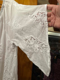 22 Stylish White Lace boho  Embroidered Blouse