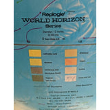 Illuminated 12" Replogle World Horizon Light-Up Globe Vintage Lighted Wood Base Night Light
