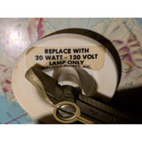 Illuminated 12" Replogle World Horizon Light-Up Globe Vintage Lighted Wood Base Night Light