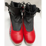Size 10.5 EU 44 2/3 SNS Pilot Binding Atomic Sport Skate Cross Country Ski Boots Red Black