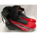 Size 10.5 EU 44 2/3 SNS Pilot Binding Atomic Sport Skate Cross Country Ski Boots Red Black
