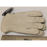 M Treasure Gloves Medium Thinsulate Lined Grain Cowhide Leather Work Gloves