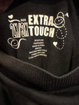 2X Extra Touch stretchy Women's Black wear under Leggings with Button Detail