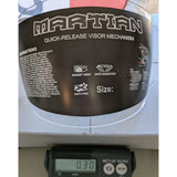Martian Helmet Visor Clear Quick-Release Anti-Fog Sharp View Anti-Scratch Plastic