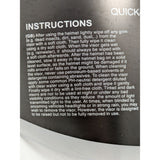 Martian Helmet Visor Clear Quick-Release Anti-Fog Sharp View Anti-Scratch Plastic