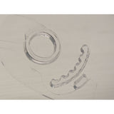 Martian Helmet Visor Clear Quick-Release Anti-Fog Sharp View Anti-Scratch Plastic
