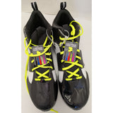 15 Men's Under Armour UA Crusher RM Black White Football Cleats Synthetic 1286600-001 Lightweight