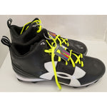 15 Men's Under Armour UA Crusher RM Black White Football Cleats Synthetic 1286600-001 Lightweight