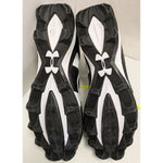15 Men's Under Armour UA Crusher RM Black White Football Cleats Synthetic 1286600-001 Lightweight