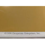 15X10 Mass Transit VW Samba 23 Window Bus Sign 1996 Desperate Enterprises Tin Metal Volkswagen Van Wall Art