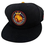 Black Utah Royals FC Snapback Hat Zephyr Soccer Baseball Cap Adjustable