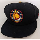 Black Utah Royals FC Snapback Hat Zephyr Soccer Baseball Cap Adjustable