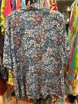 24W Liz Claiborne vintage Women's Floral Print Button-Up Shirt - Size 24W