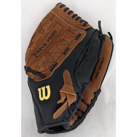 12.5 " A2476 Pro Select Wilson Baseball Glove Mitt Leather RHT VGC Dual Hinge