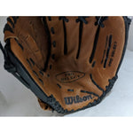 12.5 " A2476 Pro Select Wilson Baseball Glove Mitt Leather RHT VGC Dual Hinge